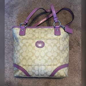 Coach "Peyton Tote" in Orchid